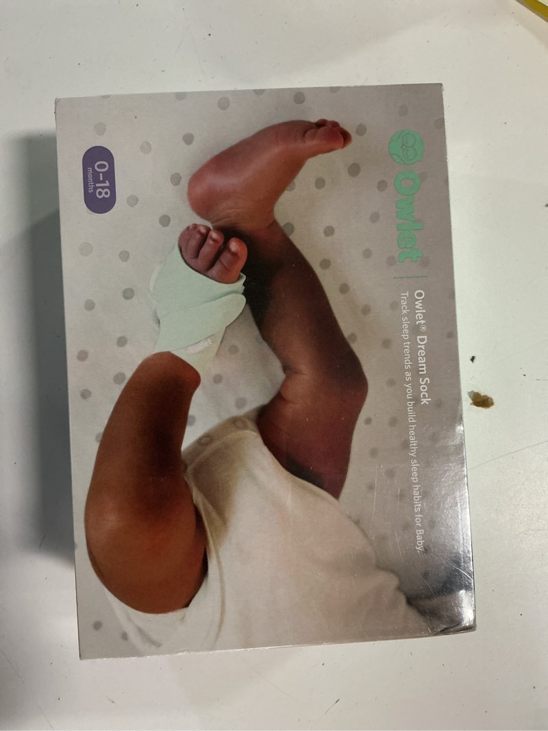 Condition photo showing New/Like New for Owlet Dream Sock® - FDA-Cleared Smart Baby Monitor - Track Live Pulse (Heart) Rate, Oxygen in Infants - Receive Notifications - Mint