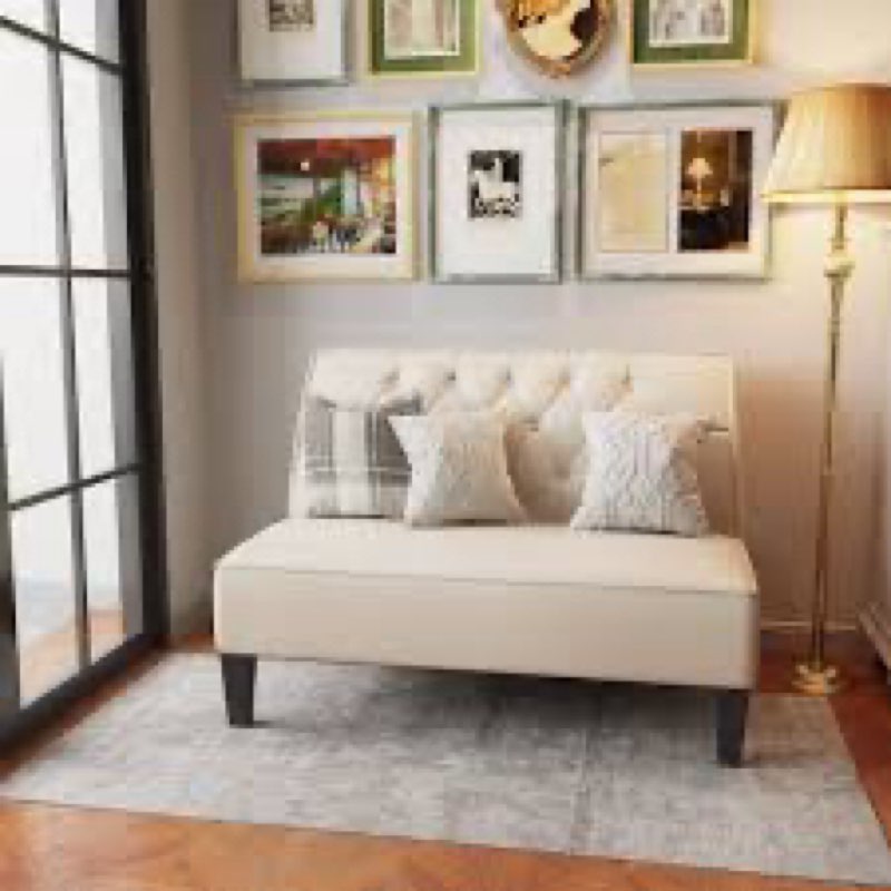 MISSING HARDWARE*** Allita Armless Loveseat