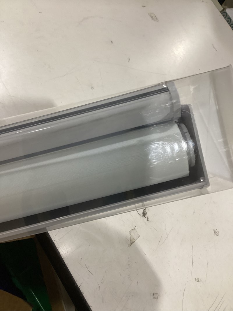 Condition photo showing New/Like New for persilux cordless zebra blinds for windows free-stop roller window shades (39" w x 72" h, white) dual layer light control for day and night, light filtering sheer shades for home, easy to install 39"w x 72"h white