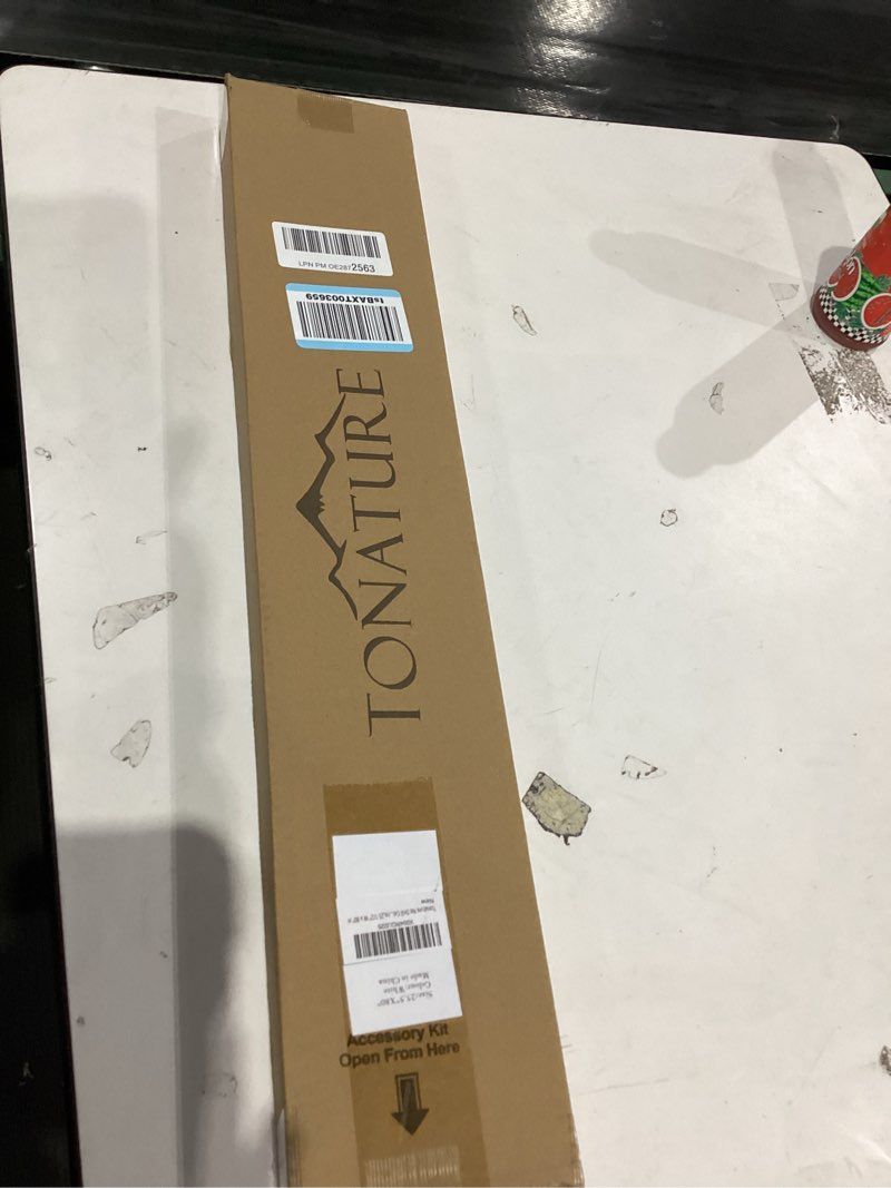 Condition photo showing New/Like New for No Drill Cellular Shades for Indoor Windows, Thermal Insulating & Noise Reducing Honeycomb Blinds, Cordless Free Stop Blinds Light Filtering, White,25 1/2" W x 80" H 25 1/2"W x 80"H White(light Filtering)