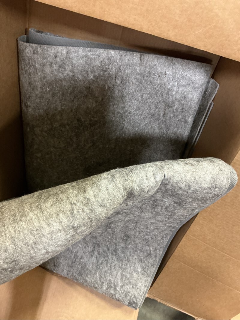 Condition photo showing Good Condition for mohawk home non slip rug pad 8' x 10' - 1/4" thick felt + latex rubber gripper - dual surface cushion for hardwood, carpet, tile floors, made in usa
