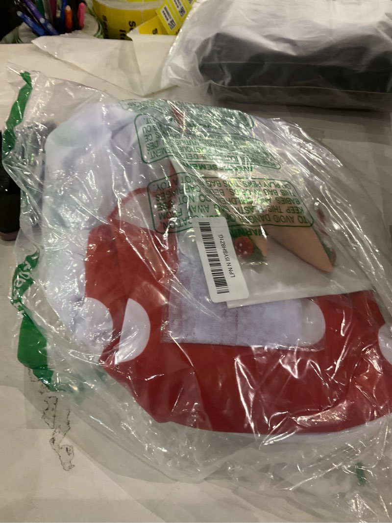 Condition photo showing New/Like New for Blosssound Halloween Mushroom Costumes for Women Adult Renaissance Fairy Outfits Cosplay Cape Hat Elf Ears Dress Gloves Medium