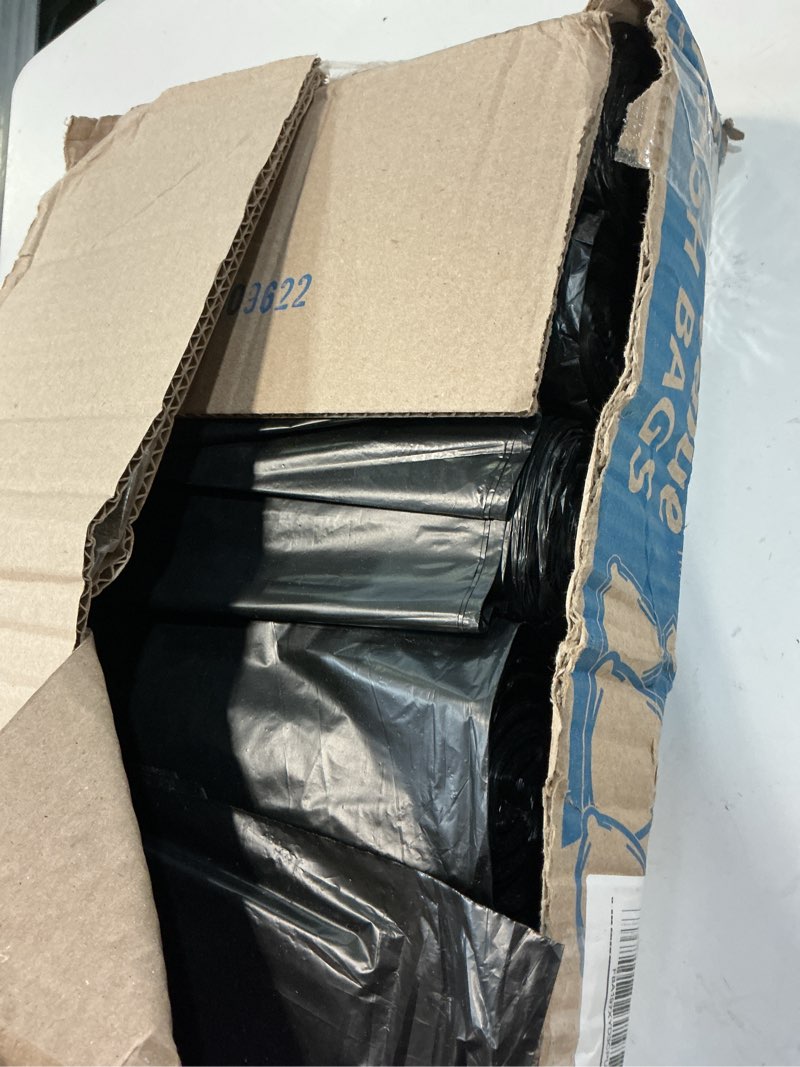 Condition photo showing New/Like New for reli. supervalue 40-45 gallon trash bags | 125 count | made in usa | heavy duty | black multi-use garbage bags 1 count (pack of 125)