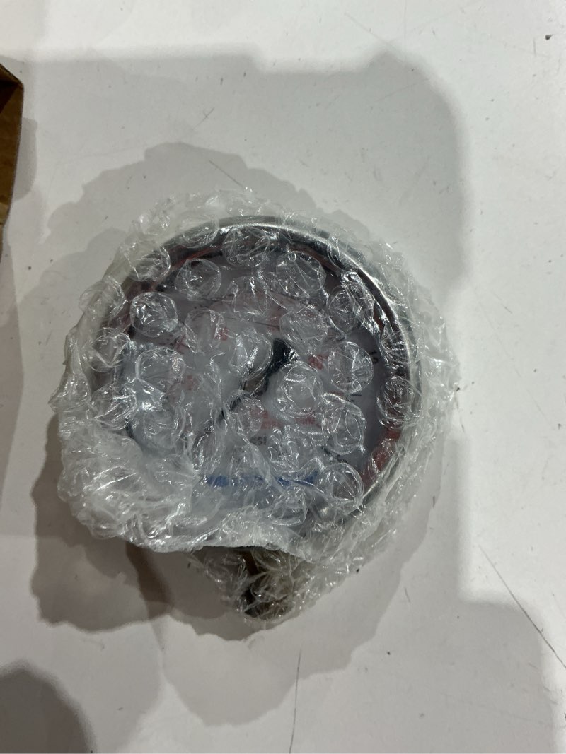 Condition photo showing Good Condition for measureman 2-1/2inch dial size, glycerin filled pressure gauge, 0-15psi/100kpa, 304 stainless steel case, 1/4inch npt lower mount 0-15 psi lower mount