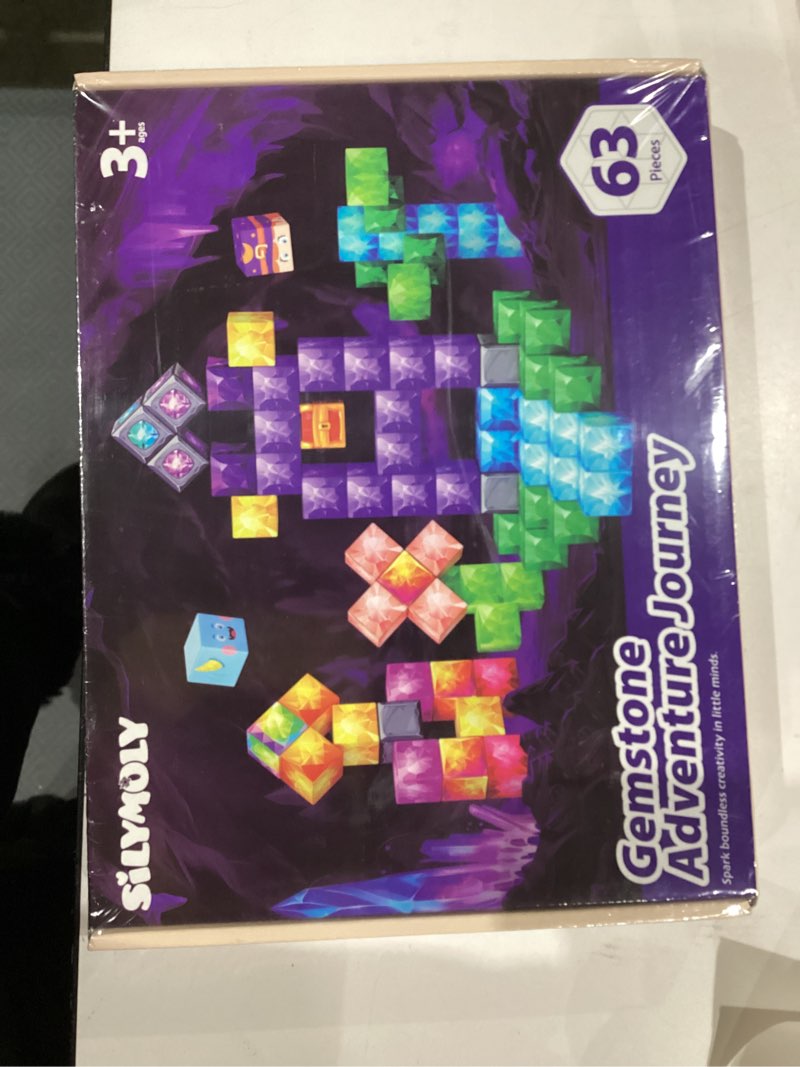 Condition photo showing New/Like New for Magnetic Blocks, Magnetic Building Cubes Boys & Girls Toys Age 3-5 4-8 5-7 Sensory Gift for Kids?Magnets Cubes?Upgraded STEM Gift, 1.2 Inches Rainbow