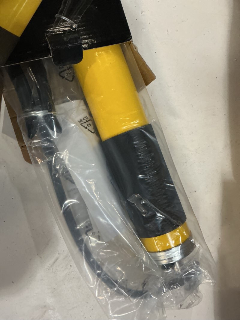 Condition photo showing New/Like New for utool grease gun, 8000 psi heavy duty pistol grip grease gun kit with 14 oz capacity, 18 inch resin flex hose, 2 basic coupler, 2 extension rigid pipe and 1 sharp type nozzle, argent matte finish 7pcs