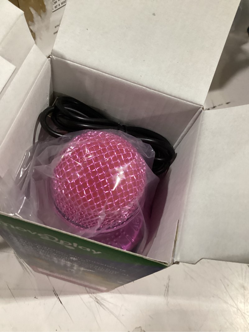 Condition photo showing Good Condition for move2play, kids karaoke microphone | includes pre-loaded songs & bluetooth | kids birthday party gift | toy for all ages 2, 3, 4, 5, 6+ year old girls, boys & toddlers white/pink