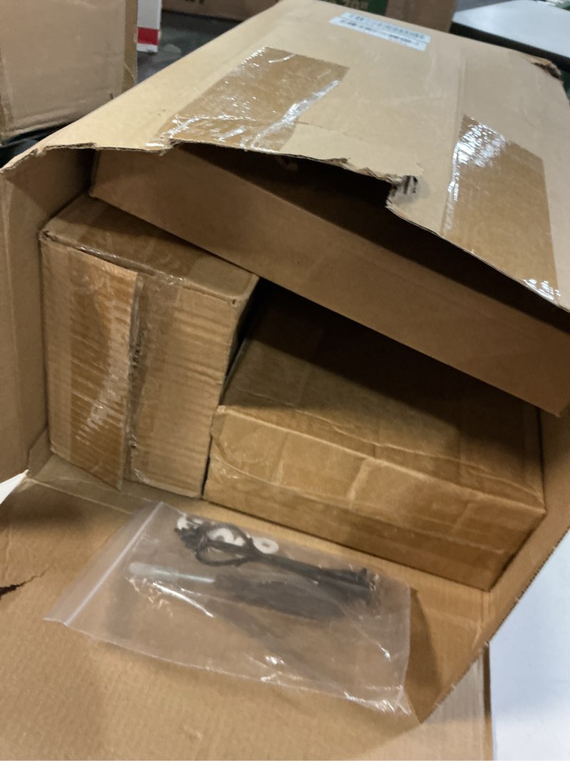 Condition photo showing Good Condition for Havawish 5 Pcs Wooden Dessert Table Display Set, Farmhouse 2 Tier Cupcake Stand 3 Tier Wood Cake Tower Round Serving Tray Food Platter for Tea Party Wedding Farmhouse Decoration