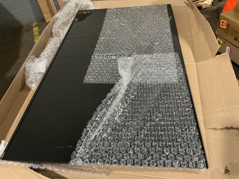 Condition photo showing As Is for screen damaged vizio 75' 4k uhd smart tv