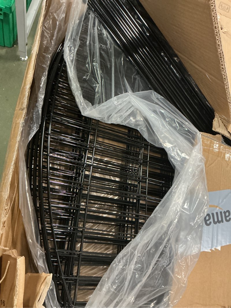 Condition photo showing Good Condition for 16 Panels No Dig Garden Fence with Gate, 32in x 38.6ft Decorative Dog Fence Outdoor for Yard, Tall A