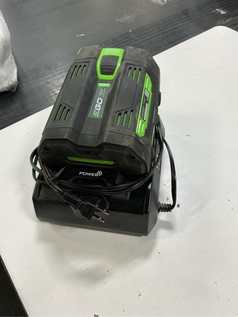 Condition photo showing As Is for ego power+ portable inverter, 400w, power inverter generator, quiet. includes 56v 4.0ah battery and charger - pad5003 400w + w/4ah battery + pd charger