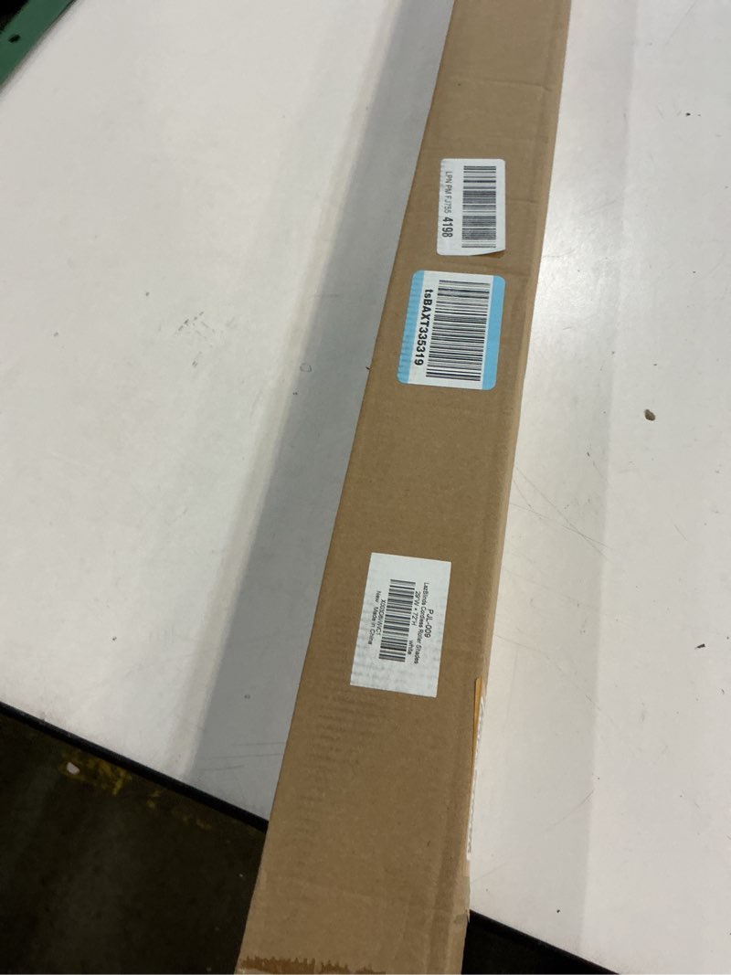 Condition photo showing New/Like New for lazblinds no tools no drill cordless roller shades, 100% blackout roller blinds for windows, thermal insulated uv protection waterproof roll up window blinds and shades, 29'' w x 72'' h, white white 29'' w x 72'' h