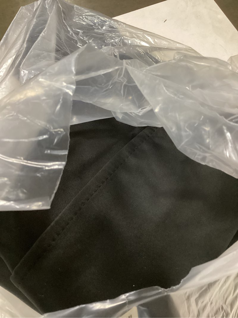Condition photo showing Good Condition for NICETOWN High-End Thermal Curtains, Full Blackout Curtains 84 inches Long for Dining Room, Soundproof Window Treatment Drapes for Hall Room, Black, 52 inches Wide Per Panel, Set of 2 Panels Black 52"W x 84"L (Pack of 2)