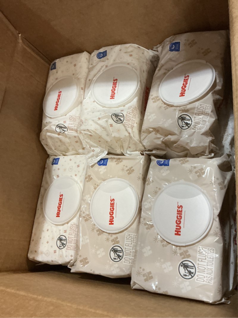 Condition photo showing Good Condition for huggies skin essentials baby wipes -12 pack