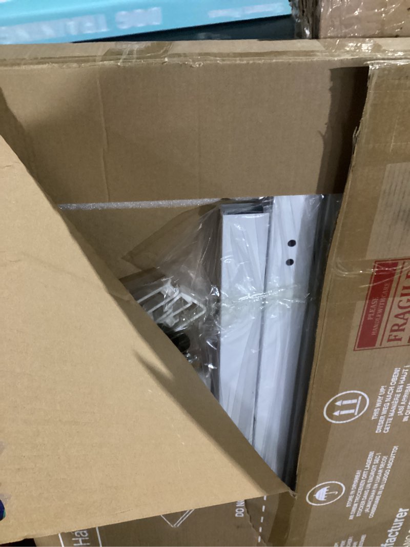 Condition photo showing Good Condition for maxtek Rolling Whiteboard, 48x36 Large Magnetic White Board with Stands, Big Double-Sided White Board Dry Erase on Wheels for Homeschool, Home Office, Office, School (Silver, 48 x 36) Silver 48 x 36