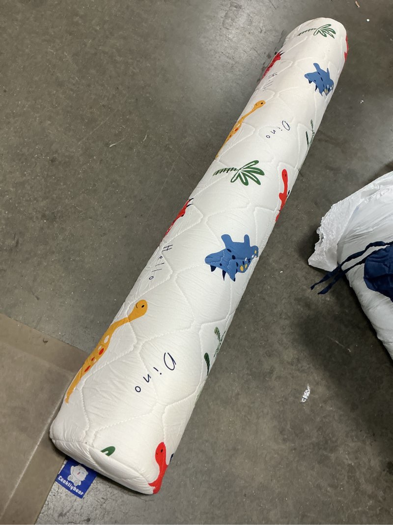 Condition photo showing Good Condition for 2 - Pack Premium Foam Bed Bumpers for Toddler, Non-Slip Bed Rails for Toddlers for Twin, Queen, King Beds, Machine Washable Bumpers Cover for Easy Care?Size?52\" x 7\" x 5\"?