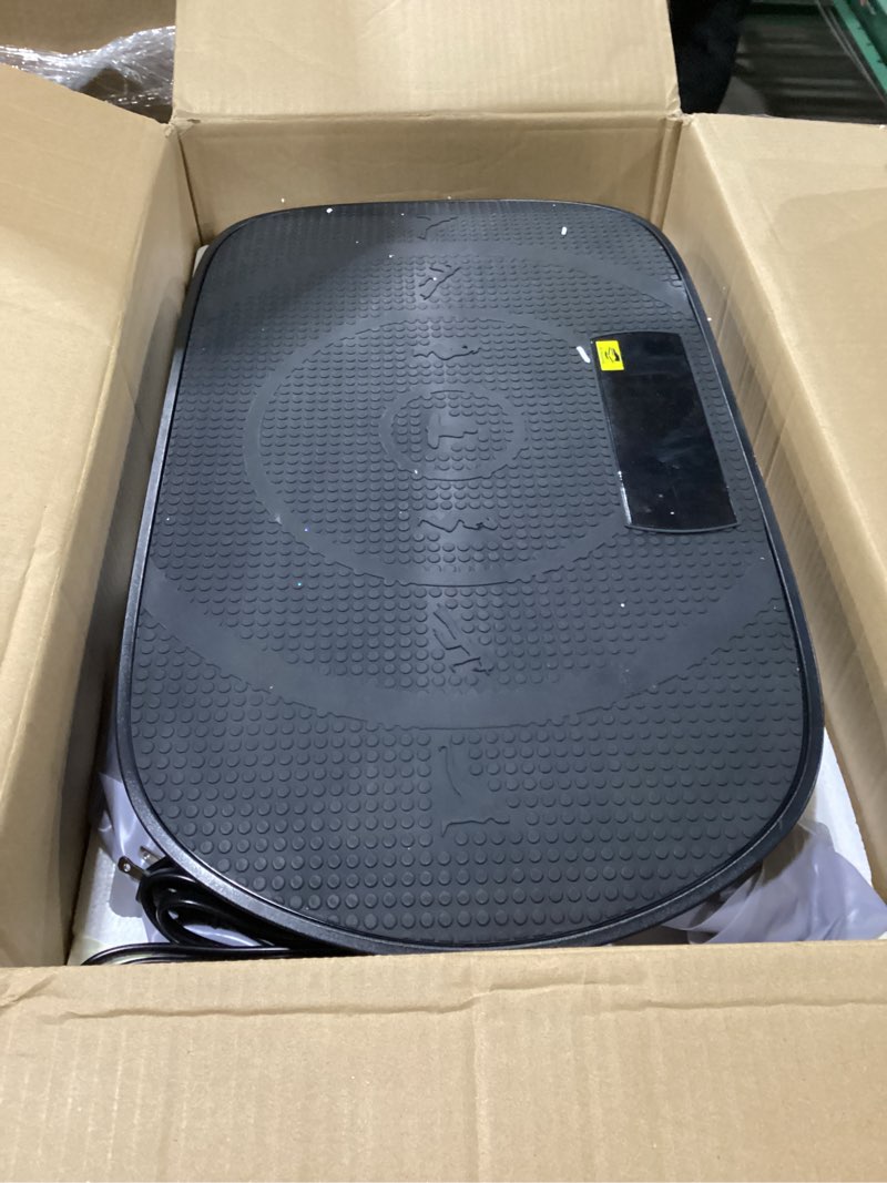 Condition photo showing Good Condition for not tested **merach vibration plate exercise machine, whole body workout equipment for women, bluetooth and silicone pedal, vibration plate with auto mode, vibrate fitness platform for home black