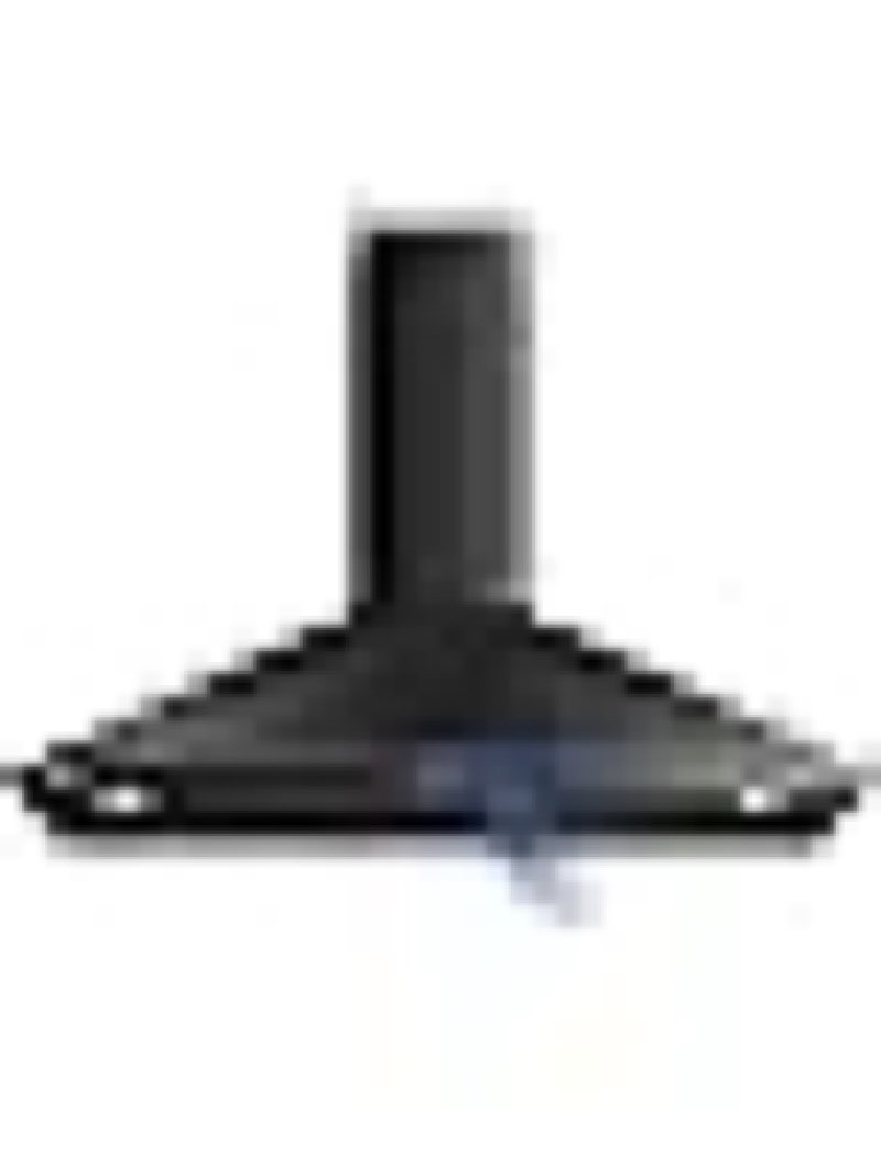 Wall Mount Range Hood 30 inch, 580 CFM Kitchen Vent Hood, Ducted/Ductless Convertible with Touch Control, Stainless Steel Stove Vent Hood, Easy Clean Filter, Black