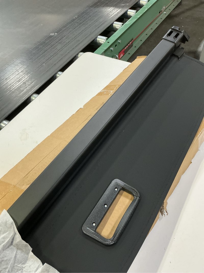 Condition photo showing As Is for MUCO New Cargo Cover for Audi Q5 SQ5 2018 2019 2020 2021 2022 2023 2024 Retractable Black Rear Trunk Shade Luggage Security Cover-Retractable Trunk Cover