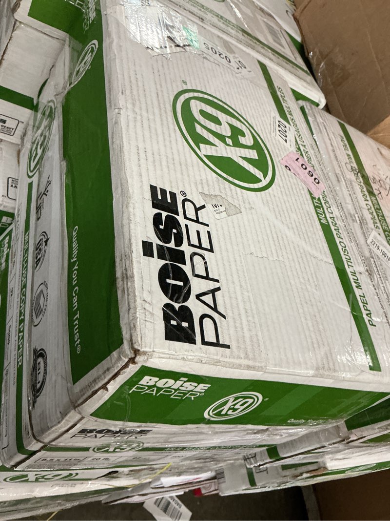 Condition photo showing Good Condition for boise x-9 multi-use printer & copy paper, 10 reams, white, letter (8.5in x 11in), 5000 sheets per case, 20 lb, 92 brightness