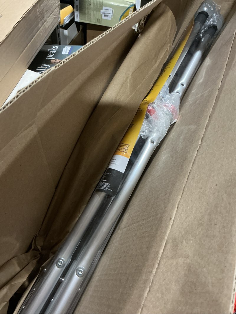 Condition photo showing Good Condition for medline lightweight aluminum red dot crutches, for patients 4’6”–5’2” tall, walking aid for kids, adults & seniors, 300 lbs. weight capacity youth, 4’6”–5’2”