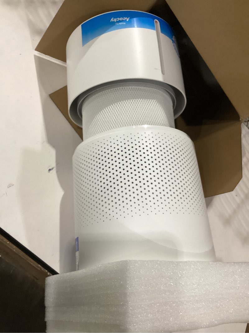 Condition photo showing Good Condition for no white dust evaporative tech, aeocky mist-free humidifier for baby, 4.5l with humidistat, dry filter & self-clean mode, timer, sleep, auto mode for bedroom, home, nursery
