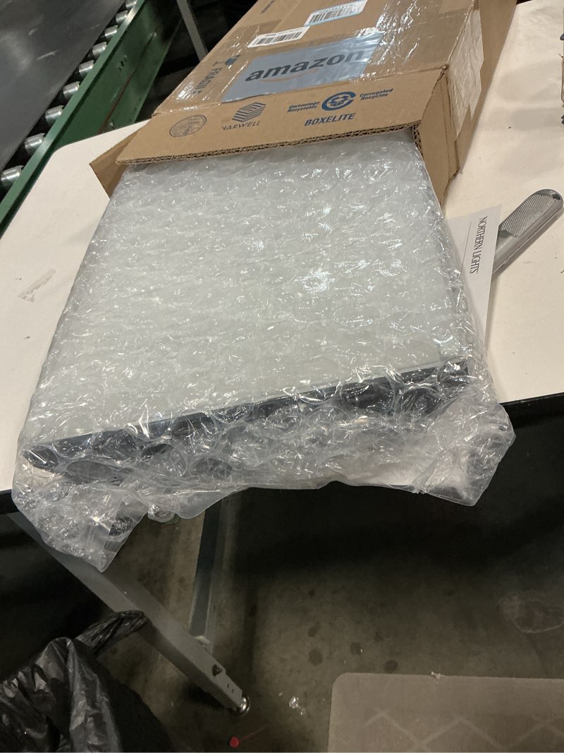 Condition photo showing As Is for Northern Light Technologies Boxelite 10,000 Lux Bright Light Therapy Lamp – Full Spectrum UV-Free Sunlight Desk Lamp with Large Panel for Energy, Focus, and Alertness – Black Solid