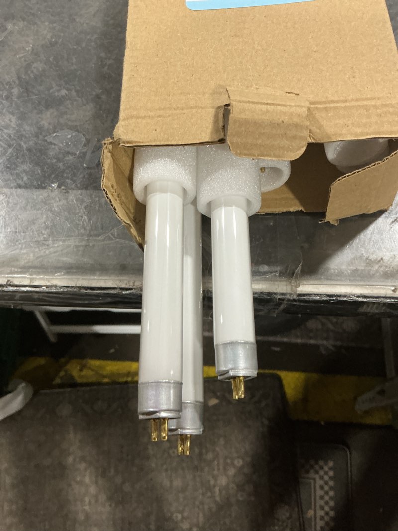 Condition photo showing Good Condition for 8 pack 21 inch f13t5/ww fluorescent light bulb, 3000k warm white, t5 13 watts fluorescent replacement bulb for counter and cabinet fixture, g5 base 3000k warm white 8 pack