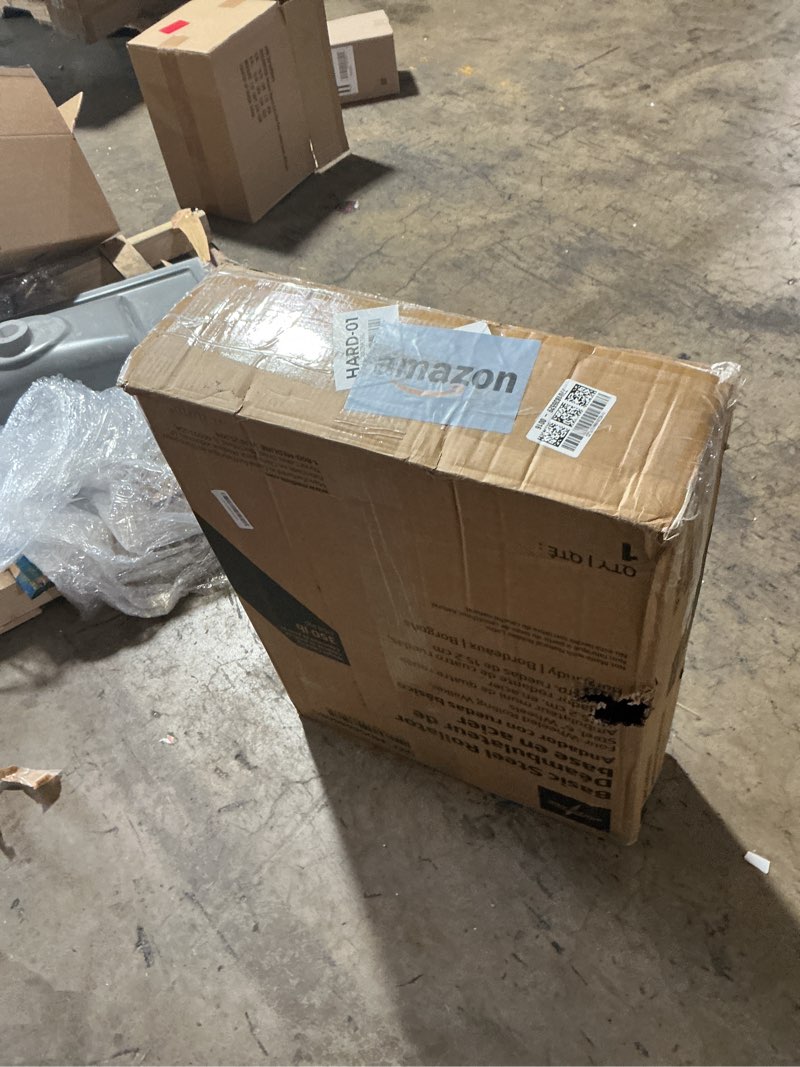 Condition photo showing New/Like New for medline steel rollator walker for adult mobility impairment, burgundy, 350 lb. weight capacity, 6” wheels, foldable, adjustable handles, rolling walker for seniors