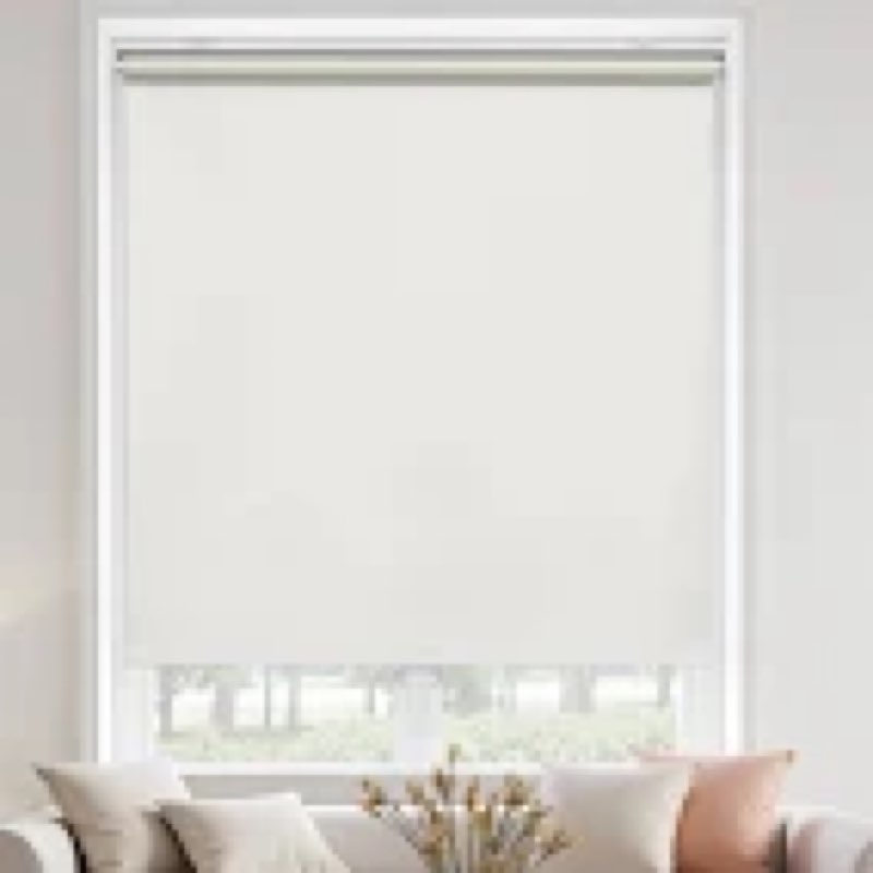 X004SS92W3 New-AOSKY 100% Blackout Roller Shades (31.5\" W x 72\" H, White)