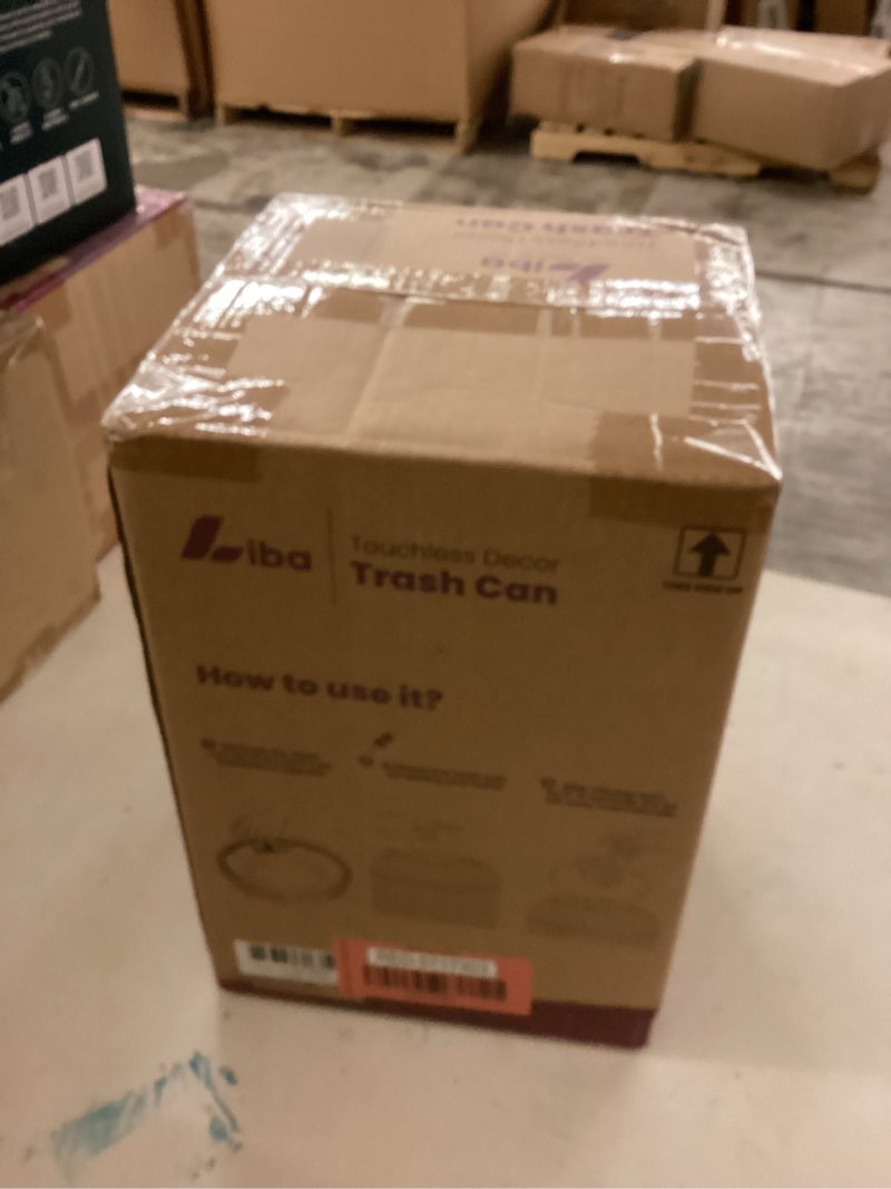 Condition photo showing New/Like New for liba motion sensor trash can  touchless  automatic  waterproof for kitchen  bathroom  white