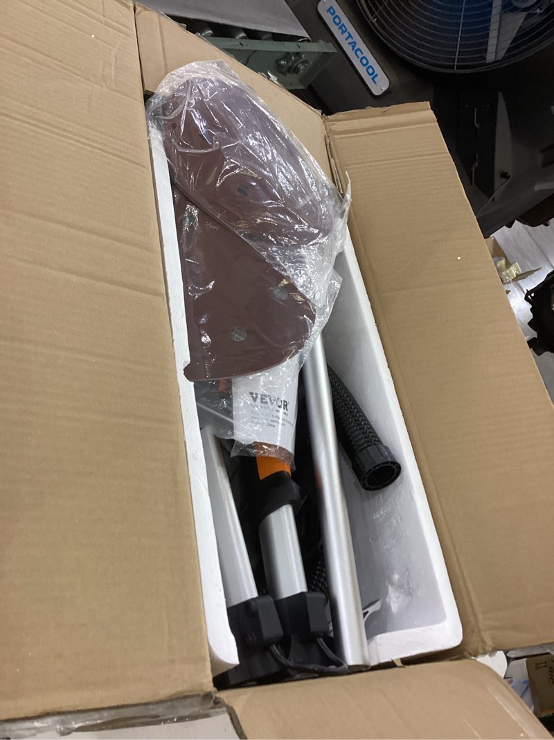 vevor drywall sander, 900w electric sander with 12 sanding discs, variable speed 800-1800 rpm wall s