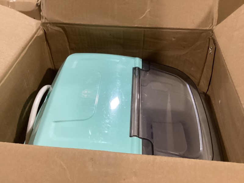 ZAFRO Portable Ice Maker Countertop with Handle/Indicator Lamps, 7 Mins Fast Ice Making, 35Lbs/24H, 