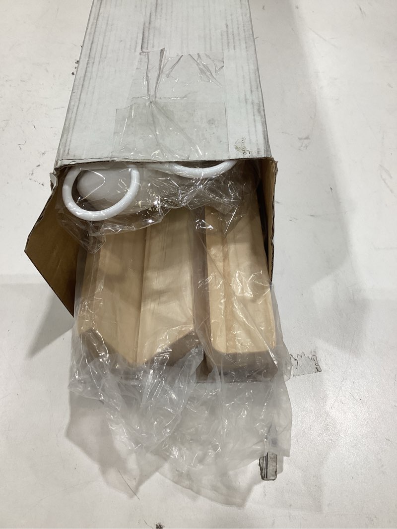 Condition photo showing Good Condition for mallify wooden baby gym with 6 gym toys, foldable baby play gym, natural pine wood play gym, frame activity center hanging bar, wooden play gym