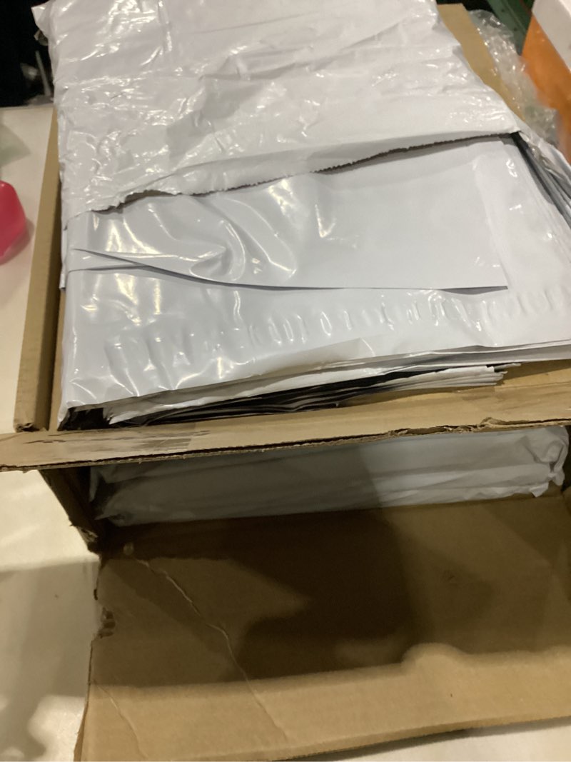 Condition photo showing Good Condition for fuxury poly mailers 19x24inch 250pcs,waterproof shipping bags for clothing,strong adhesive shipping envelopes for small business,self seal heavy duty poly mailer bags,flexible mailing bags white white 19x24" 250pcs