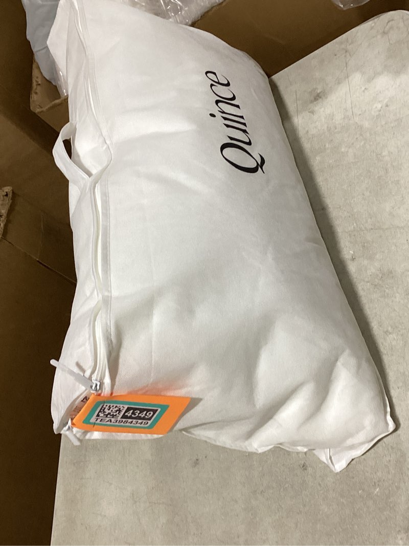 Condition photo showing Good Condition for quince premium down alternative pillow king soft/medium