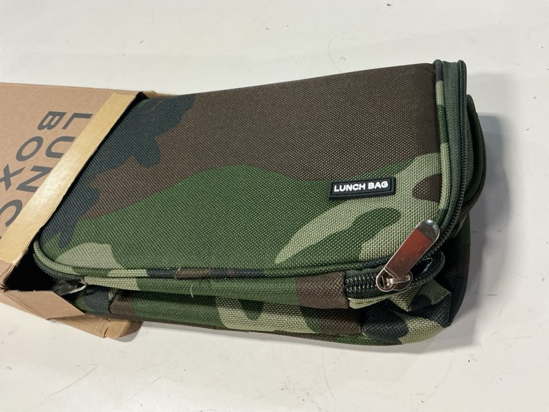 Condition photo showing Good Condition for lovoeo lunch box lunch bag for men women insulated lunchbox lunch bags for work picnic travel (green camo)