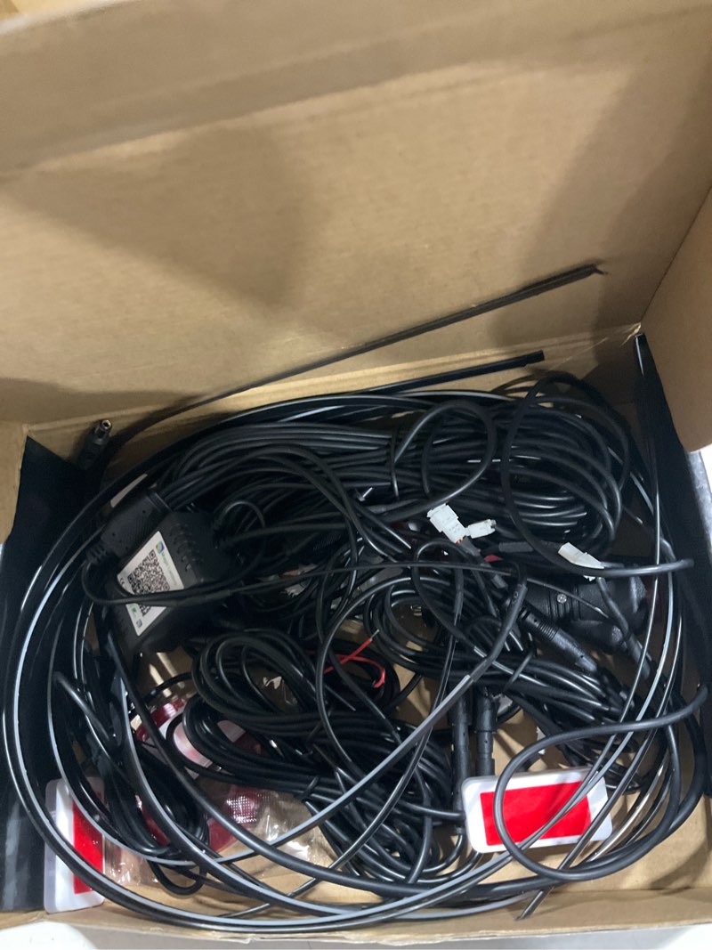 Condition photo showing Good Condition for jushope interior car led strip lights, acrylic led lights for car with dynamic dreamcolor chasing, ambient lighting kits music sync wireless app and rf remote control (10 in 1) 10 pieces (dimensions not specified)