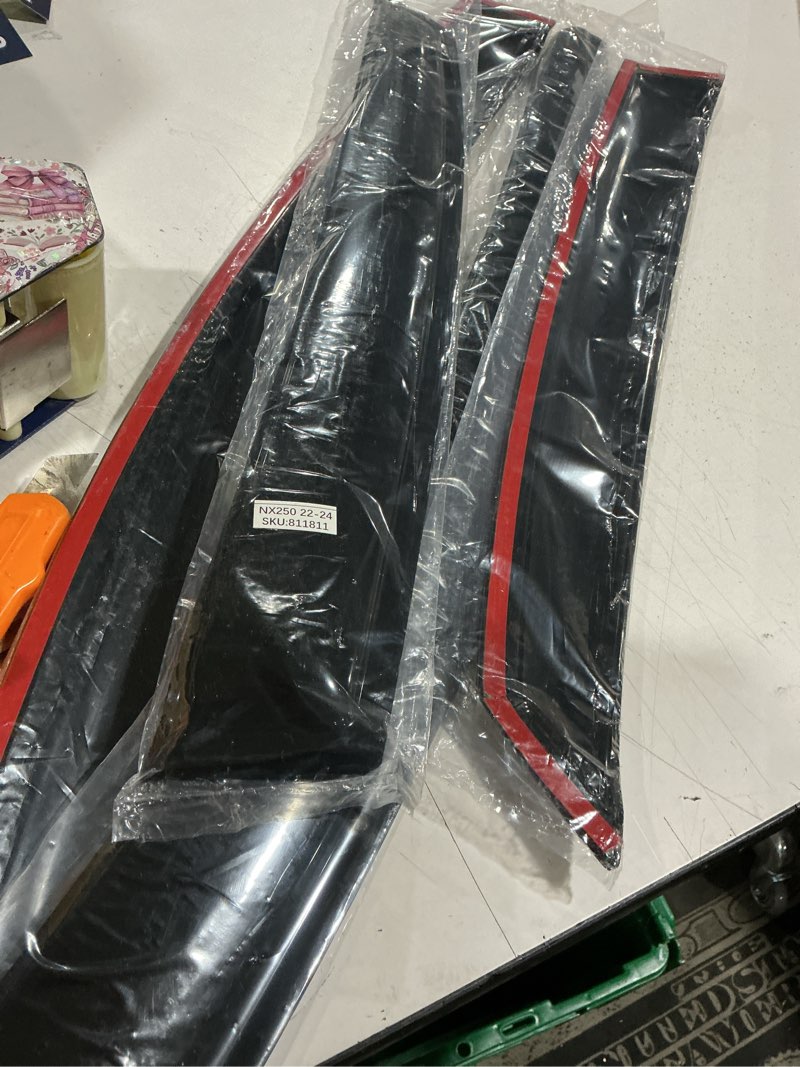 Condition photo showing Good Condition for ig window visors fit for 2022-2026 lexus nx250 nx350 nx350h nx450h+, out-channel rain guards vent wind deflectors 4pc, car accessories for 22-26 lexus nx series 2022-2026 nx series