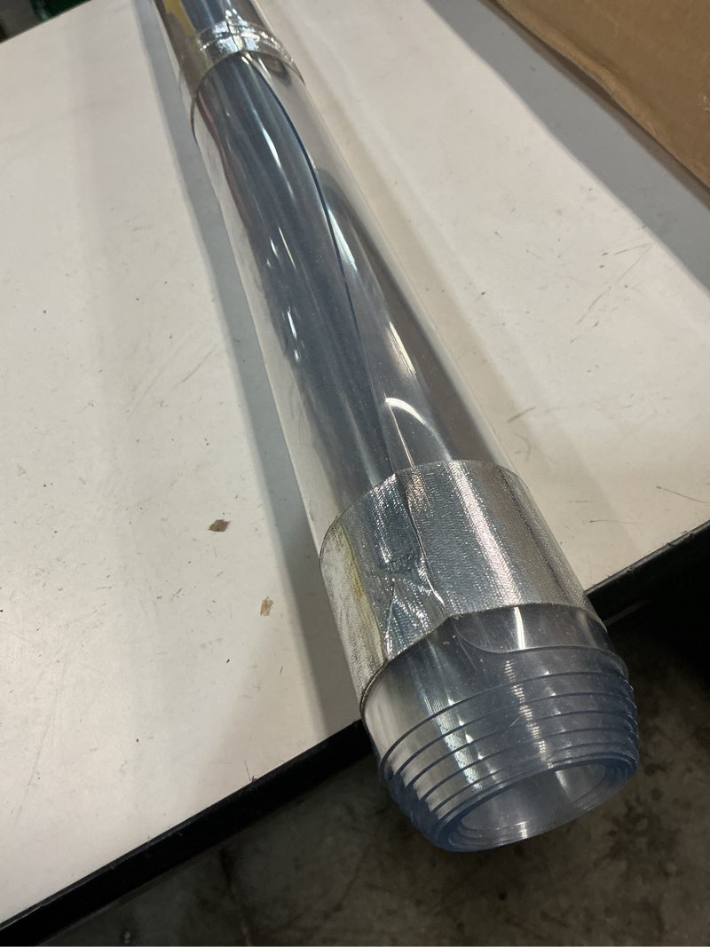 Condition photo showing Good Condition for ((similar ))vevor plastic table cover, 42 x 60 inch 2.0 mm thick clear pvc desk mat protector, waterproof & easy cleaning desk pad tablecloth, for office, dresser, dining room, night stand 60\" x 42\" (oblong)