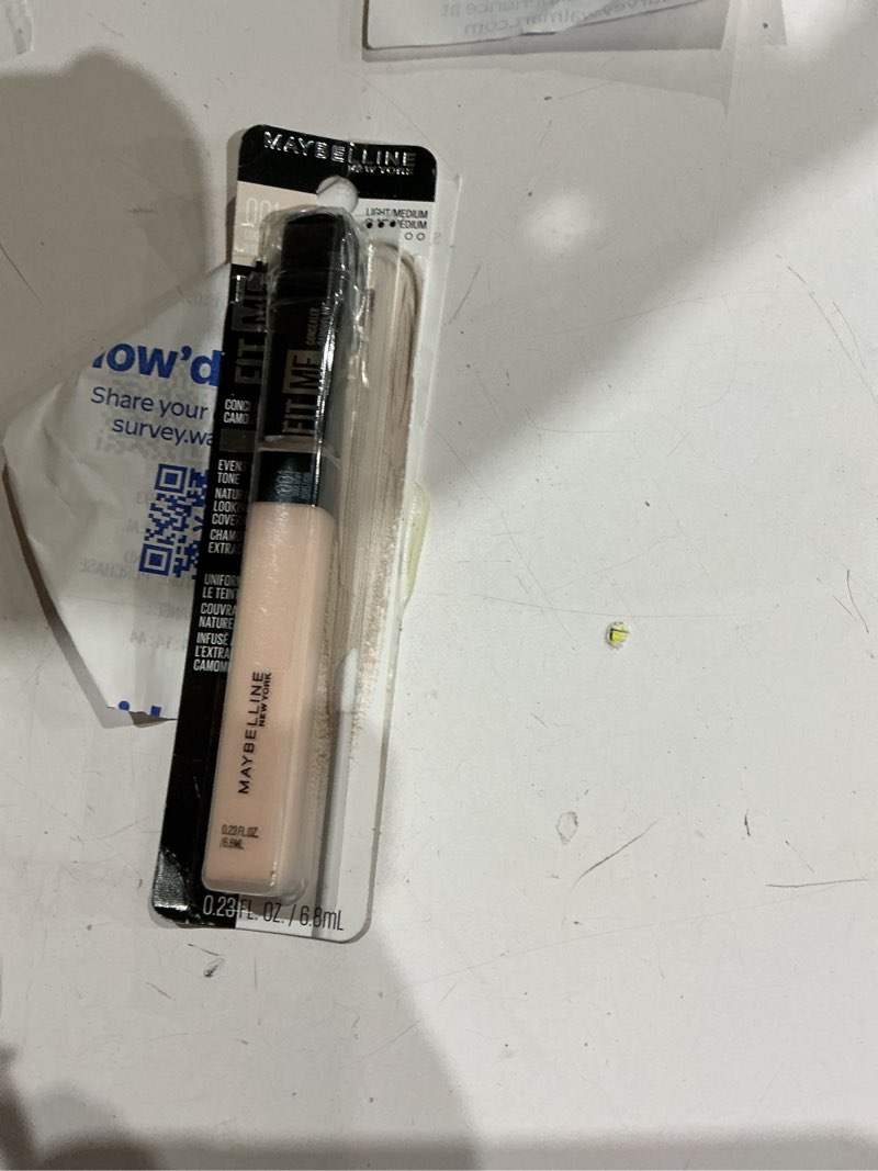 Condition photo showing Good Condition for maybelline fit me concealer, wheat, 0.23 fl oz