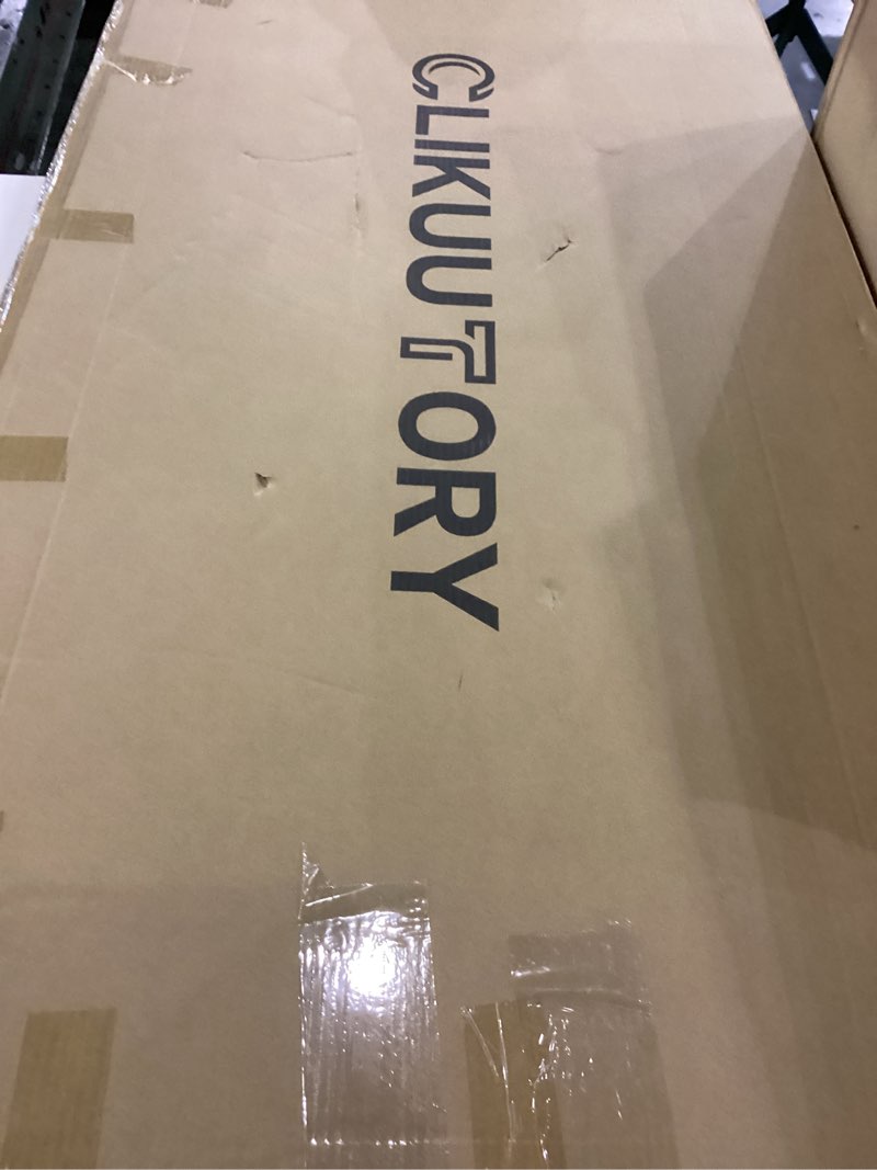 Clikuutory Washer Dryer Countertop, Melamine Countertop with Edge Rails - 27.5" Depth x 54" Width La