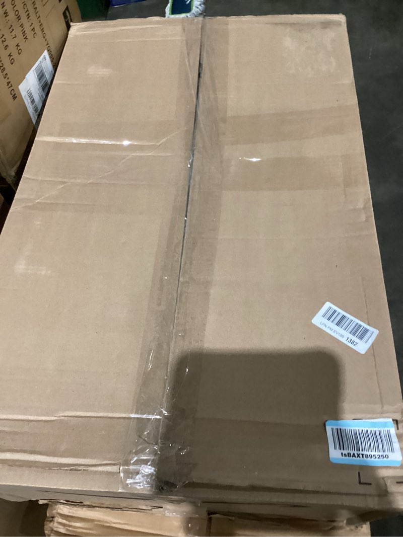 Condition photo showing Good Condition for Solid Wood Coat Rack Freestanding Clothing Rack with Wheels & 2 Shelves Storage & 5 Hooks Heavy Duty