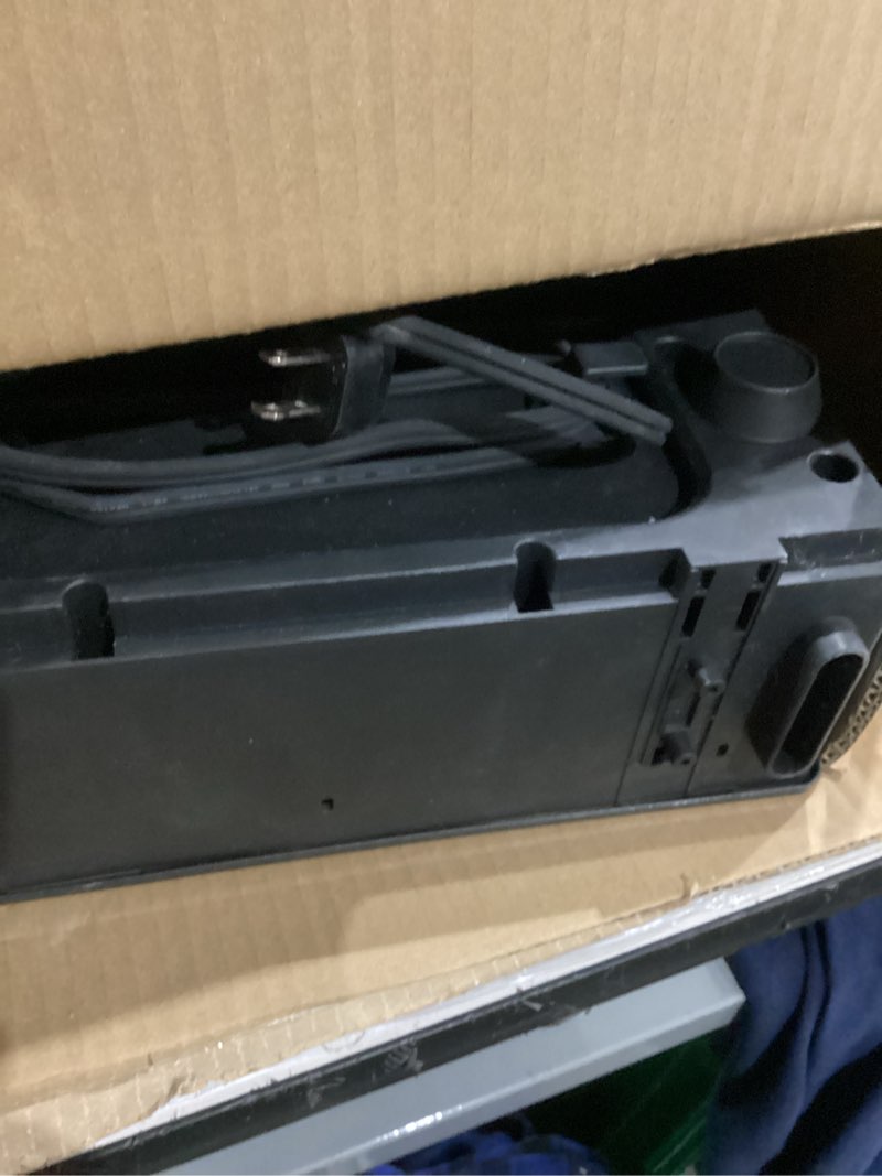 Condition photo showing As Is for DREO Smart Wall Heater, IP24 Electric PTC Space Heater for Indoor Use, 30° Oscillation, Adjustable Thermostat, Remote Control, Works with Alexa, 24H Timer, Easy-mounted for Bedroom, Office Black Standard