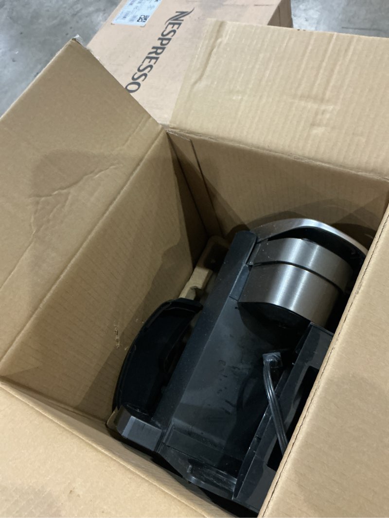 Condition photo showing As Is for keurig k-elite single serve k-cup pod coffee maker, with strength and temperature control, iced coffee capability, 8 to 12oz brew size, programmable, brushed slate