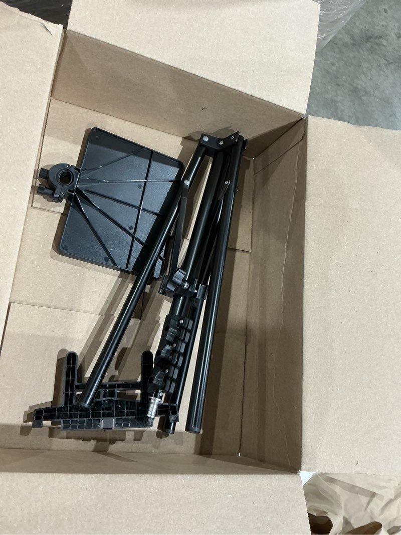 Condition photo showing As Is for lipfisbarbershop.com tripod adapter for standard size 360° mirror – compatible with adjustable tripods for stable, precise positioning | fits standard-size 360° trifold mirrors - tripod + adapter + tray included - adjustable height till 6.6"for haircuts, fade