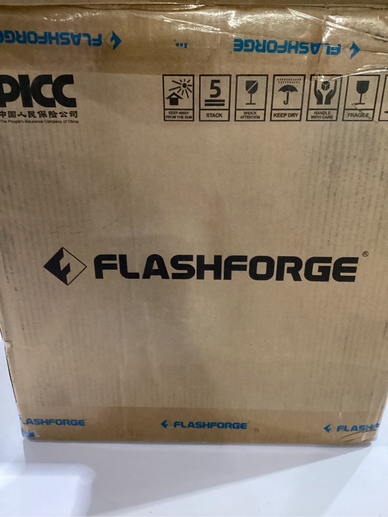 Condition photo showing New/Like New for FLASHFORGE Adventurer 5M 3D Printer with Fully Auto Leveling, Max 600mm/s High Speed Printing, 280°C Direct Extruder with 3S Detachable Nozzle, CoreXY All Metal Structure, Print Size 220x220x220mm, NOT TESTED