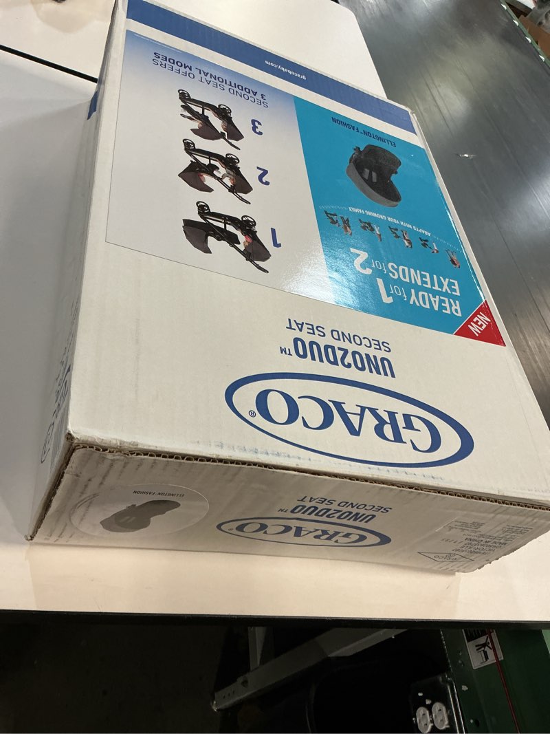 Condition photo showing New/Like New for Graco Uno2Duo Stroller Second Seat, Ellington Ellington Second Seat