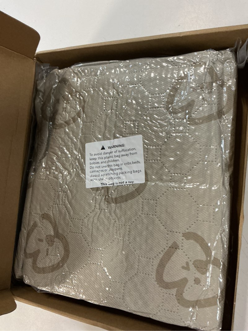 Condition photo showing New/Like New for fxw washable pee pads for dogs, puppy pads with super absorbent, specifically designed for fxw rollick/homeplus 24inch 8 panels dog playpen, 63" square, khaki, 1 pack khaki 63" square (1 pack)