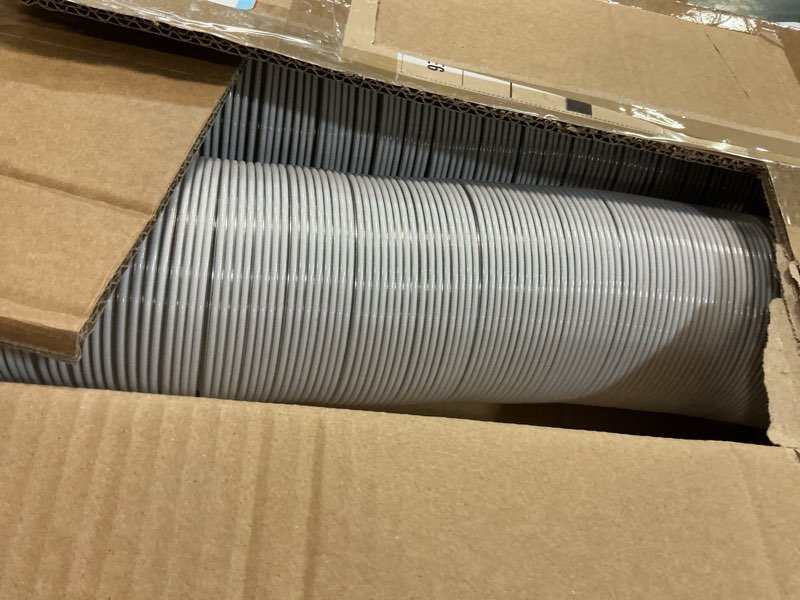 Condition photo showing Good Condition for hon&guan 4" x 20' dust collection hose, 4 inch dust collector hose for woodworking dust collecting system, flexible clear pvc dust hoses with carbon steel wire